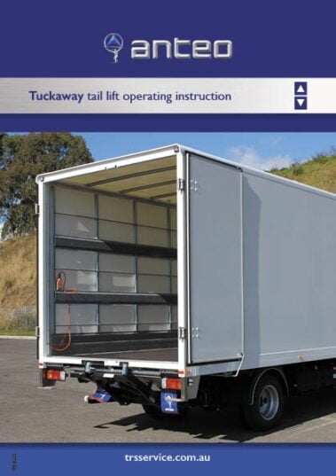 TRS2223 Anteo opp sheets Tuckaway A5 | TRS SERVICE Anteo Tuckaway operating manual