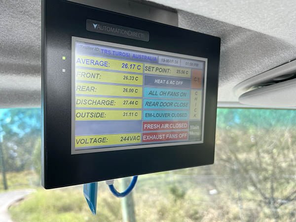 | TRS SERVICE TRS Smithway trailer, built in monitoring for delivering chicks the safe way